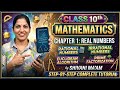 Class 10 Maths Chapter 1: Real Numbers (वास्तविक संख्याएँ) Full Chapter One Shot by Shivani Ma'am 🔥