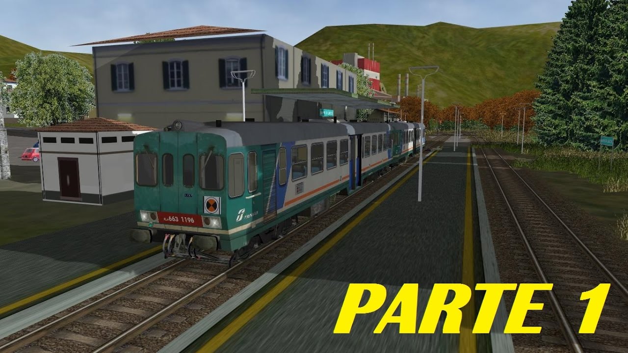 Lucca-Piazza al Serchio (Parte 1 di 5) ALn663 - Open Rails