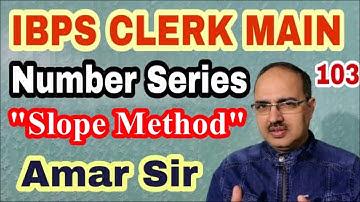 Number Series-103 IBPS CLERK MAIN 2018-19 SBI PO 2019 #Amar Sir