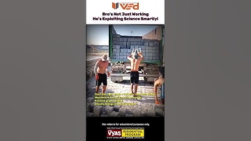 Bro’s Not Just Working—He’s Exploiting Science Smartly! ⚡🧱 | Physics in Action