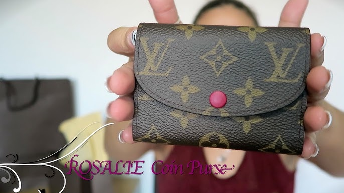 LOUIS VUITTON ROSALIE COIN PURSE; in-depth review and sharing what