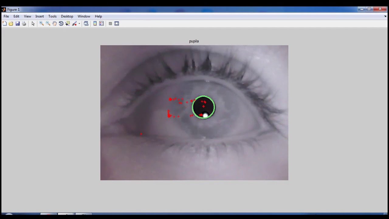 rastreo ocular usando matlab - YouTube