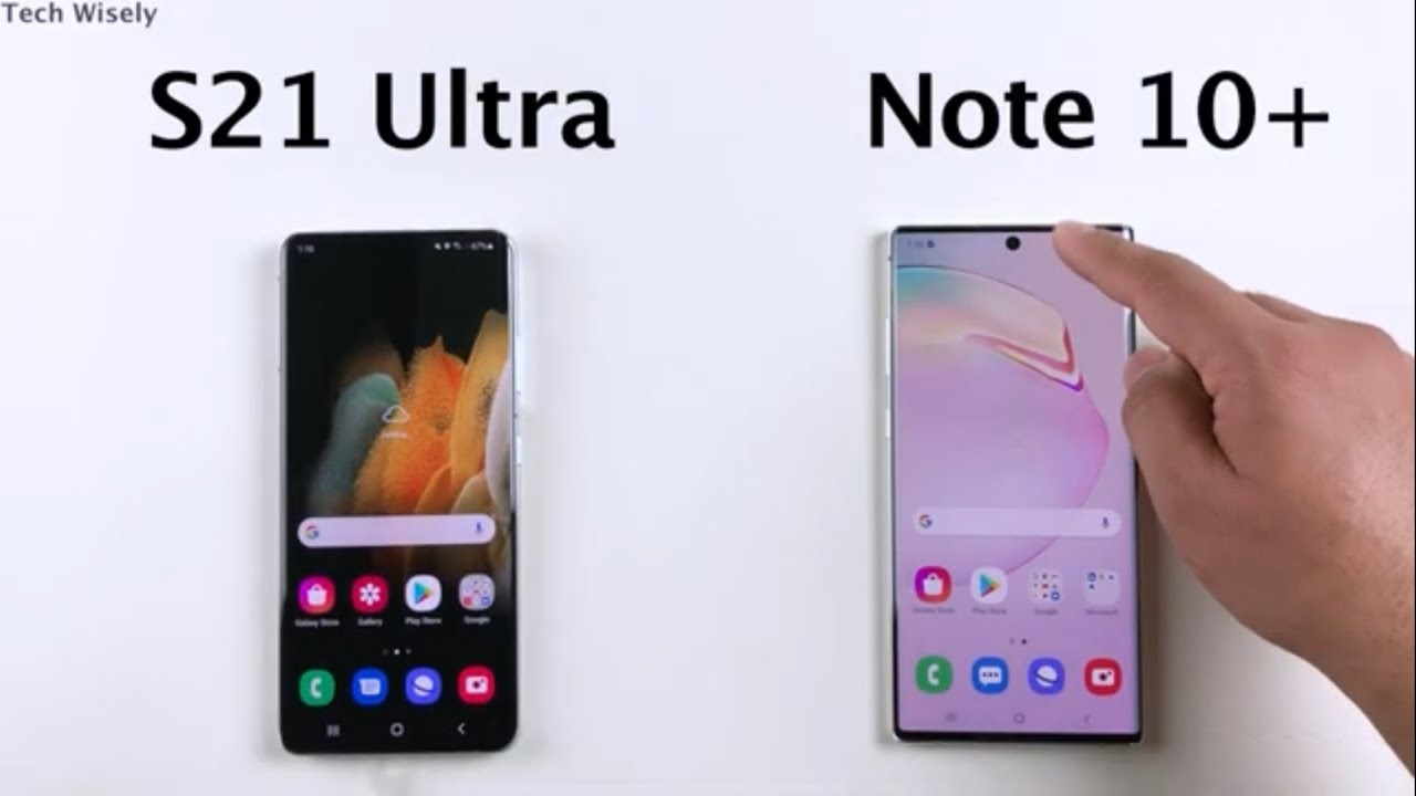 Samsung S21 Ultra Vs Note 10 Plus Speed Test Youtube