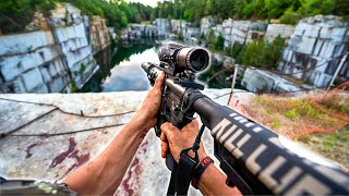 HOG Hunting an ABANDONED QUARRY: Catch 'N Cook (THERMAL FOOTAGE!!)