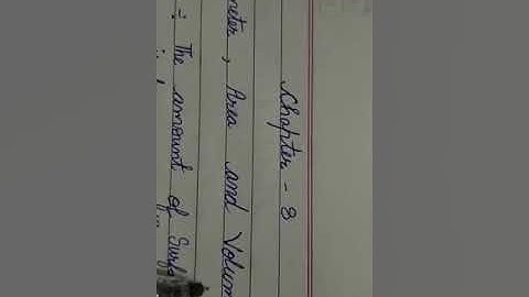 Class 5 Chapter 8 Perimeter, Area and Volume part 2