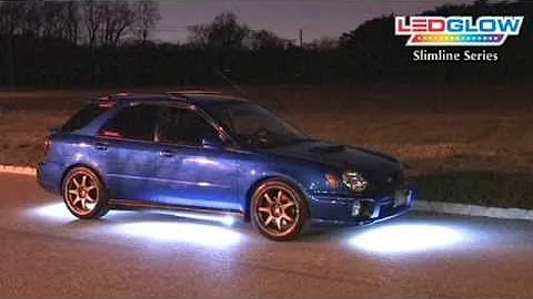 LEDGlow | White Slimline LED Underglow Lights for Cars