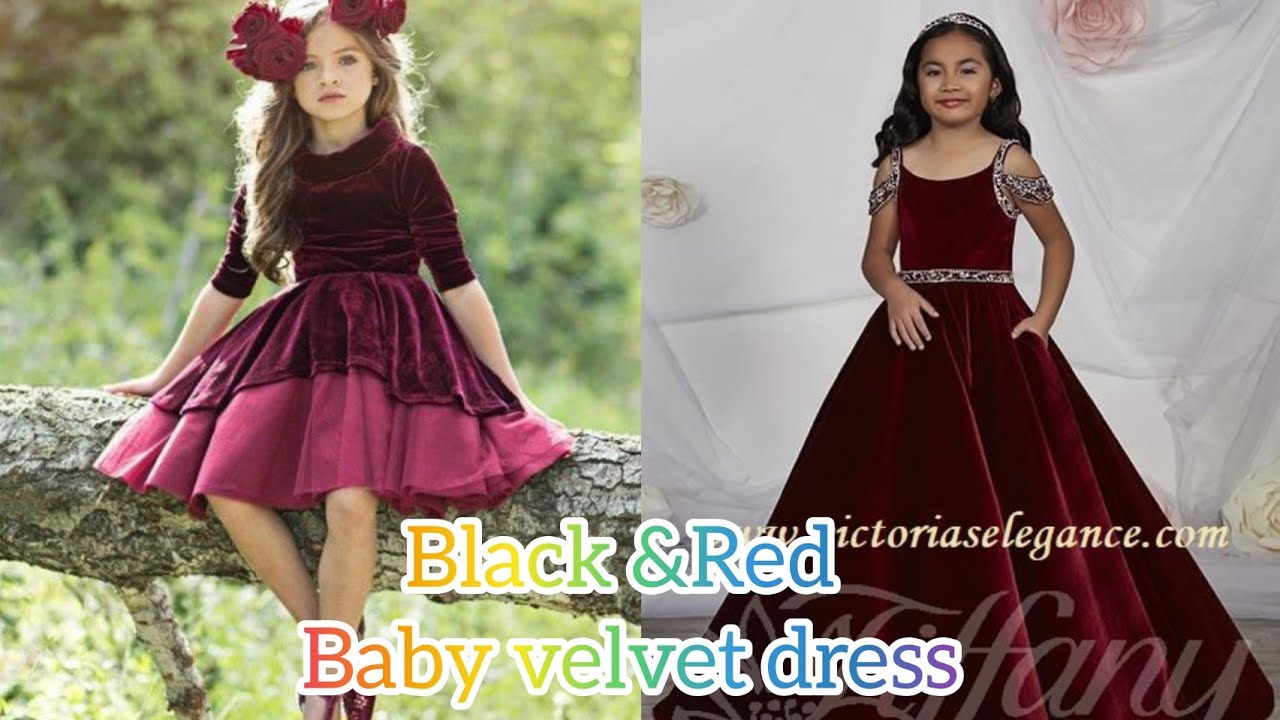 2022 New Spring Velvet Baby Girl Gown Birthday Party Wedding Dress For  Children Princess Birthday Evening