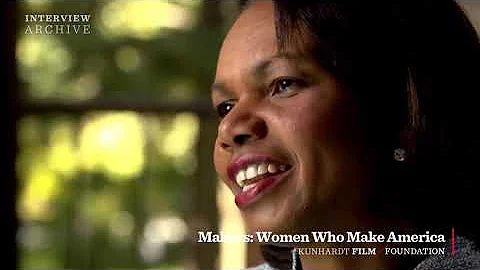 Condoleezza Rice Interview  Discovering a Passion for International Politics   Kunhardt Film Foundat