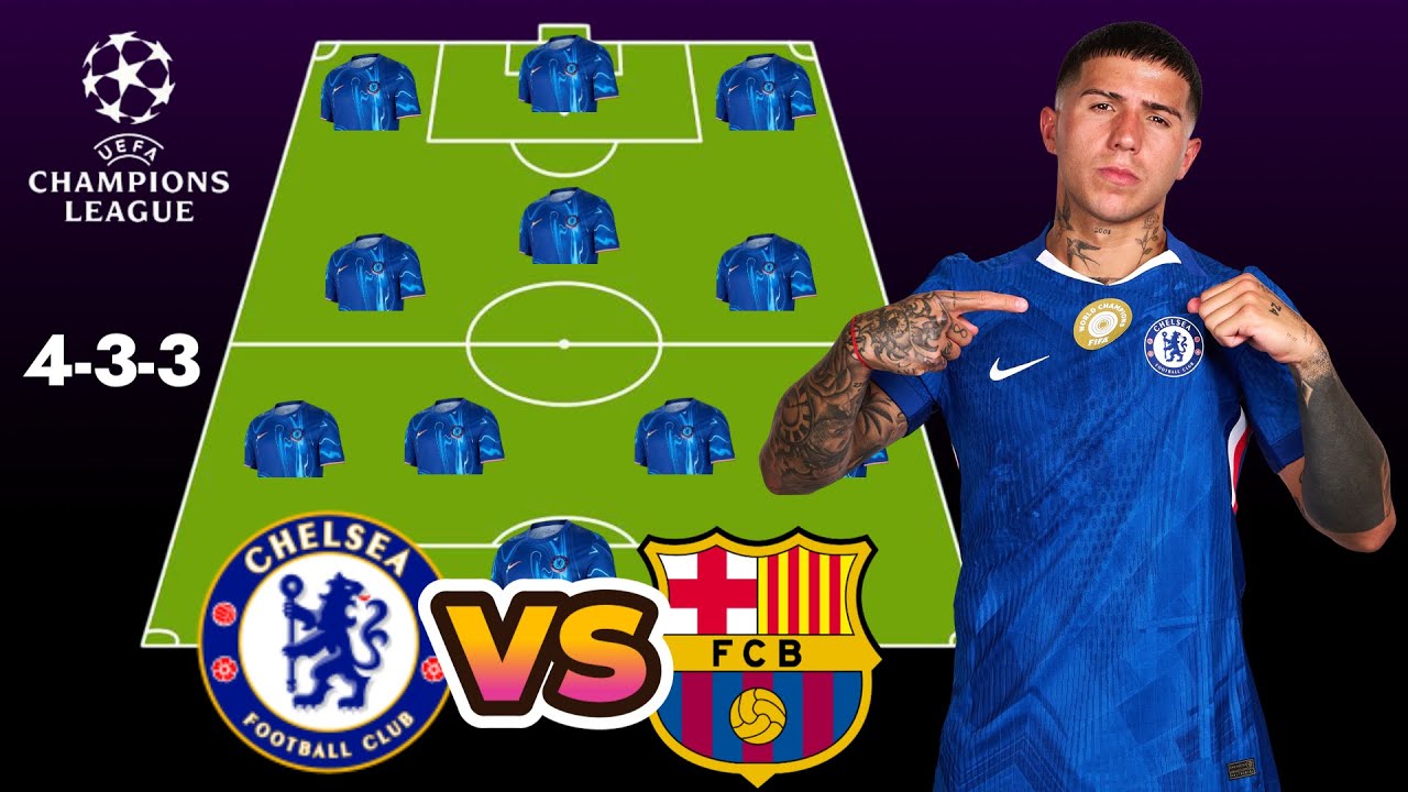 CHELSEA vs BARCELONA 🔥 UNSTOPPABLE Line-up (4-3-3) ft Neto & Fofana to DESTROY Barca! | UCL 2025/26