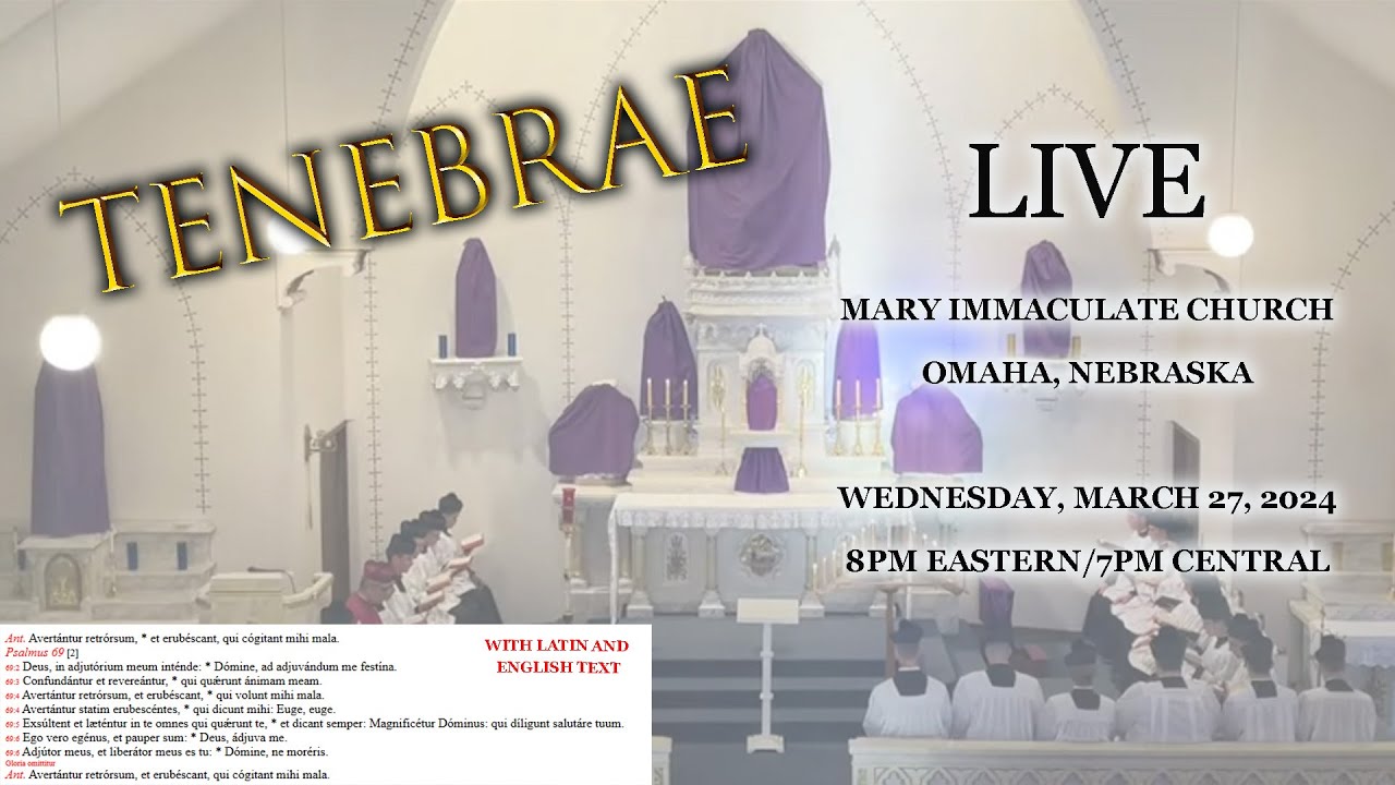 LIVE: Tenebrae 2024