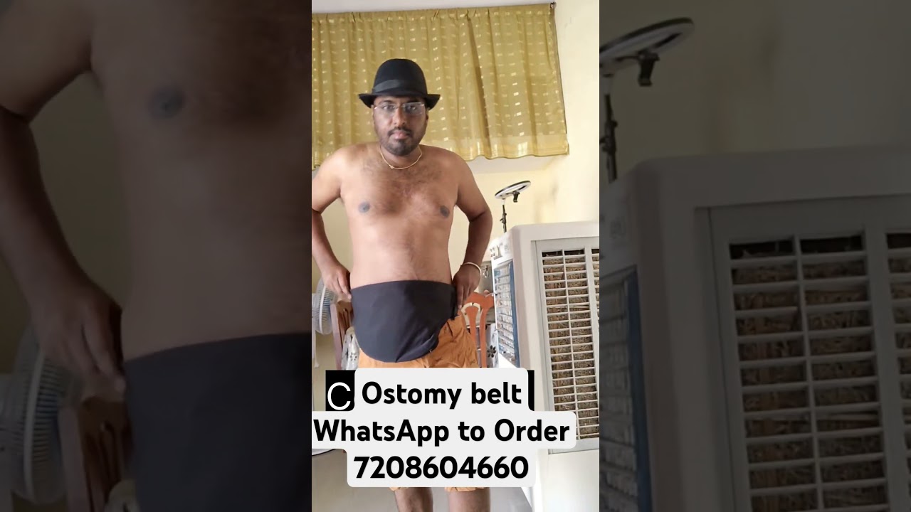 Ostomy belt for Support | Ostomy Belt with pouch | 