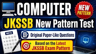 Computer Surprise Test on JKSSB Latest Pattern