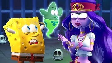 SpongeBob Titans of the Tide - 100% Walkthrough Part 4: Atlantis City (ALL Chests & Side Quests)