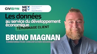 Témoignage Client - Nex Dev Développement Économique Haut Richelieu Avec Bruno Magnan