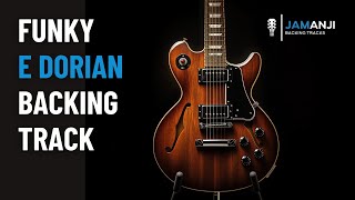 Funky E Dorian Backing Track chords