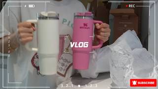 Cheesy Hamburger Steak Rice Bowl 🧀 | New Cups, Cooking lotus root  | Packing for Chongqing Vlog 🧳 screenshot 1