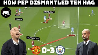 Tactical Analysis : Manchester United 0-3 Man City | City Overcome A Shaky Start |