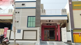 25 x 50 east facing 2bhk house plan with real walkthrough || 3 cents plan || single storey