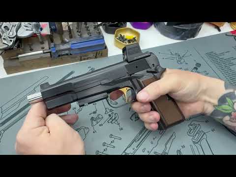 Full Custom Browning Hi-Power MKIII .40S&W Converted to 9mm