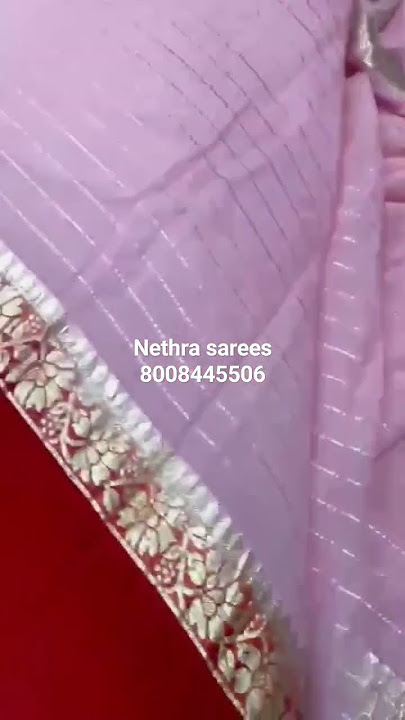 Beautiful Pure Viscose Georgette Saree – Anant Tex Exports Private