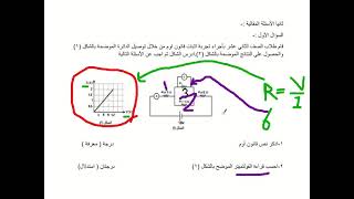 مسألة في المقاومات خطوات الحل في صندوق الوصف  هناك طريقة أخرى للحل أذكرها