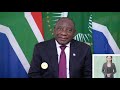 President Cyril Ramaphosa addresses the commemoration of the National Human Rights Day 2021