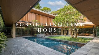 House Design Around A Biophilic Courtyard With A Fine Collection Of Frangipani Trees
