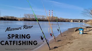 Missouri River exploring! Spring Bank fishing !! Big Fish ALERT!!!