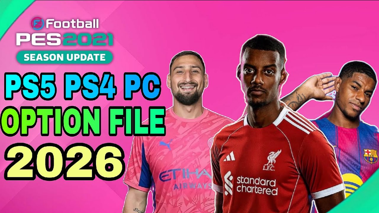 Pes 2021 Patch 2025 2026 PC, PS5, PS4 Option File Update V4 - YouTube