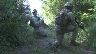 Crossing a Linear Danger Area
