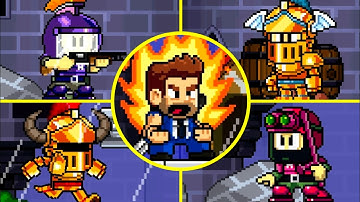 Dan The Man: Action Platformer - Golden Knight Event - Level 1-3 With Barry Steakfries (NO DAMAGE).