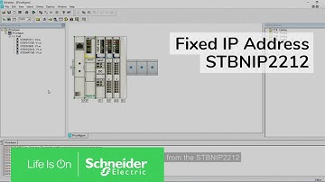 How to set a fixed IP address on a STBNIP2212 | Schneider Electric
