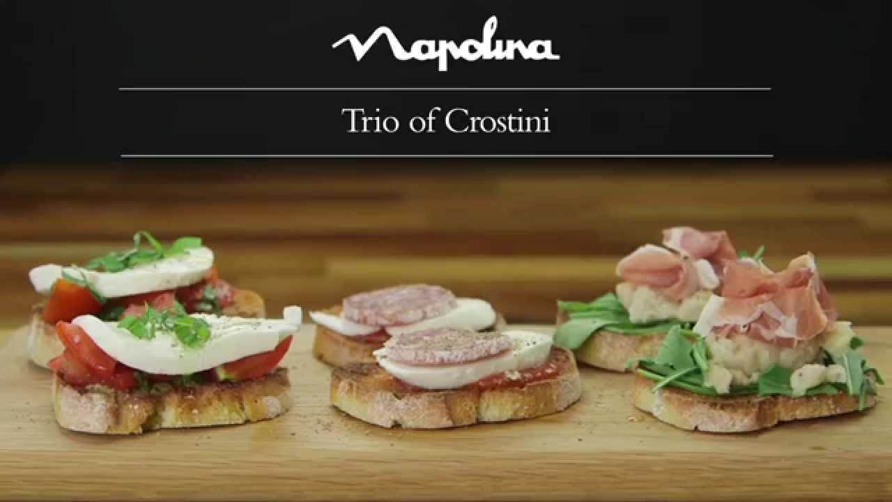 Trio of Crostini | Cooking with Napolina