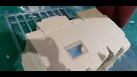 AC sersis Automatic Crash Lock Bottom Corrugated carton box Folder Gluer Rolam