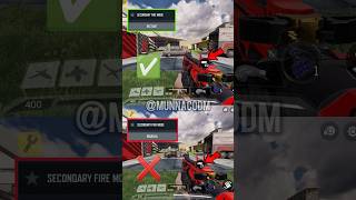 ✅Best Secondary Fire Mode Settings in CODM BR🔥💯Codmobile Tips&Tricks #shorts #codmbr #codmiphone
