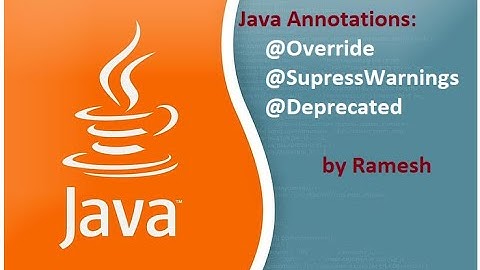JAVA FAQ # 38 || Built-in Annotations in Java