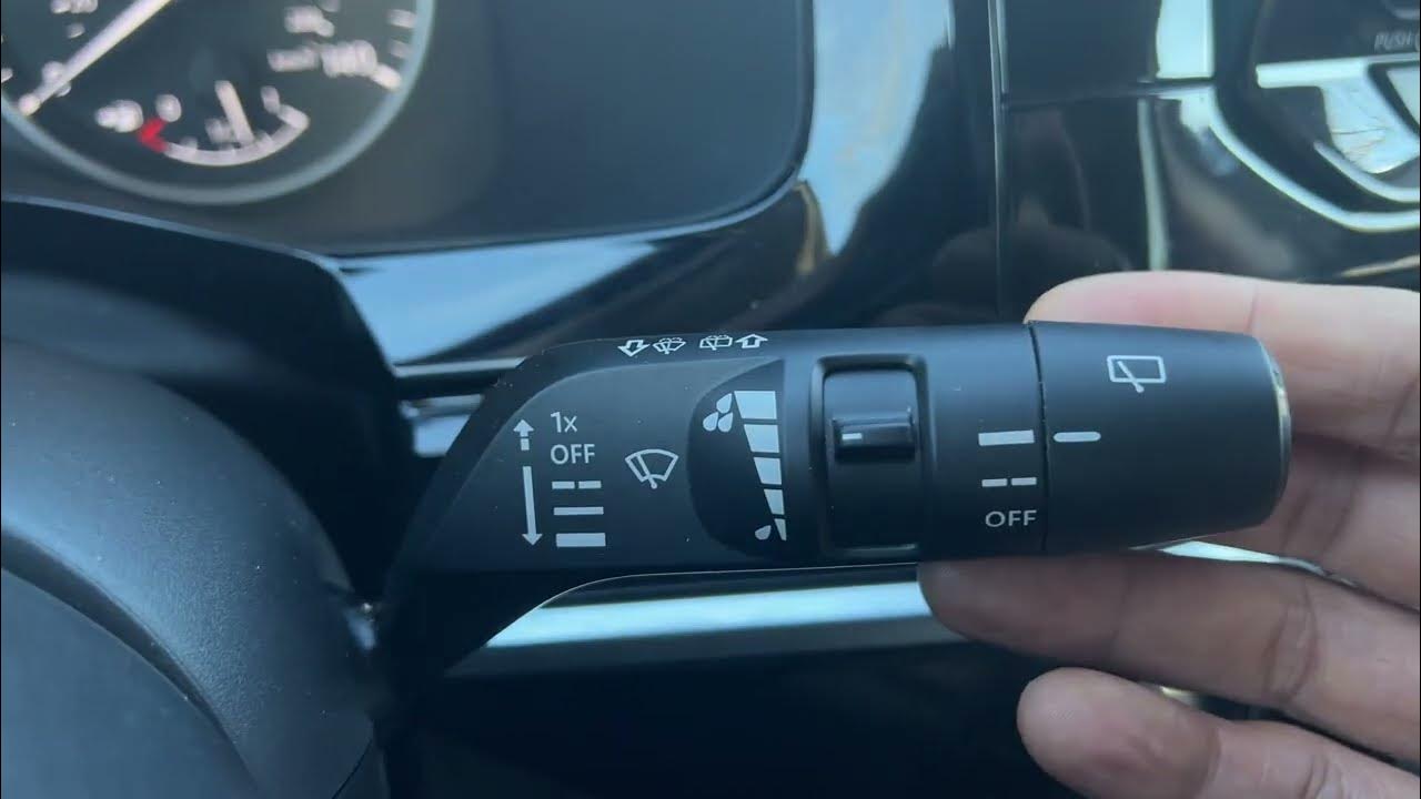 Nissan Pathfinder How to Turn On/Off Windshield Wipers YouTube