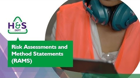 Risk Assessments and Method Statements (RAMS)