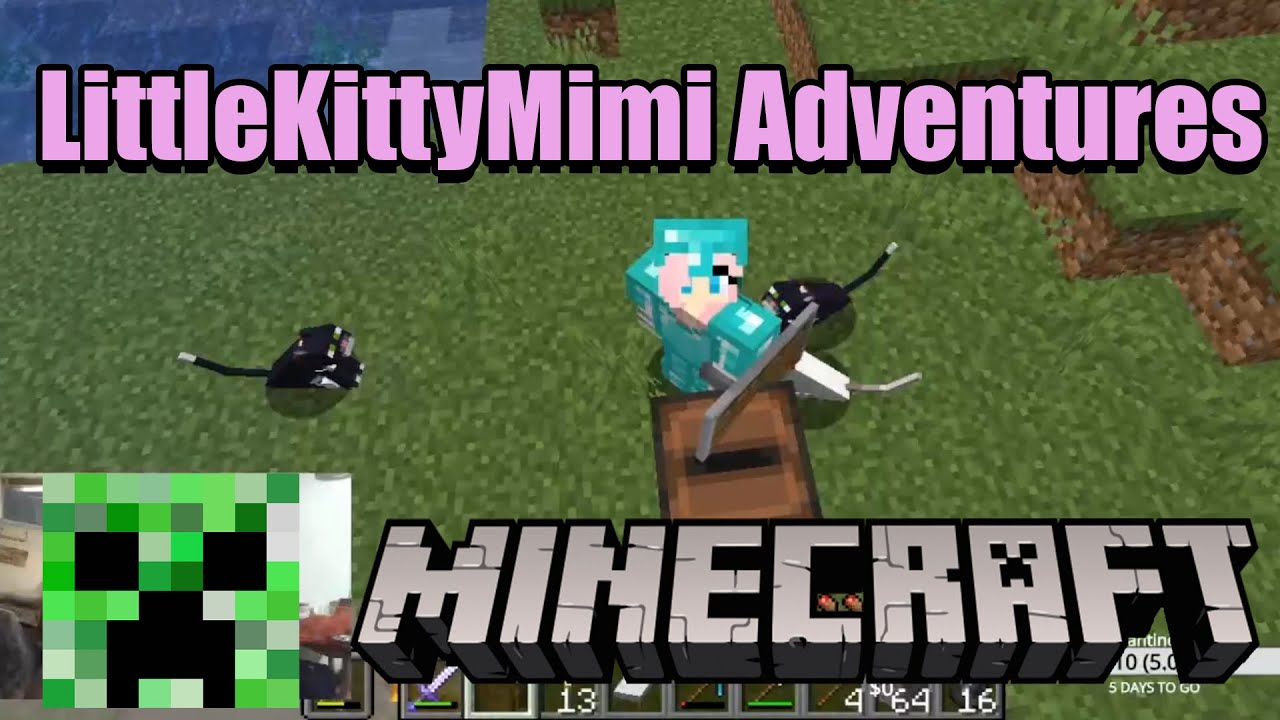 Minecraft Mimi Mimi Plays: Minecraft part 9! Making my pet house - YouTube