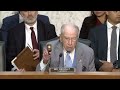 Watch: Booker clashes with Patel, Grassley during Senate hearing