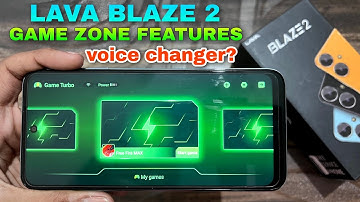 Lava Blaze 2 Game Zone feature 😍 voice changer?😭 sensitivity increase🔥 #freefirevoicechange