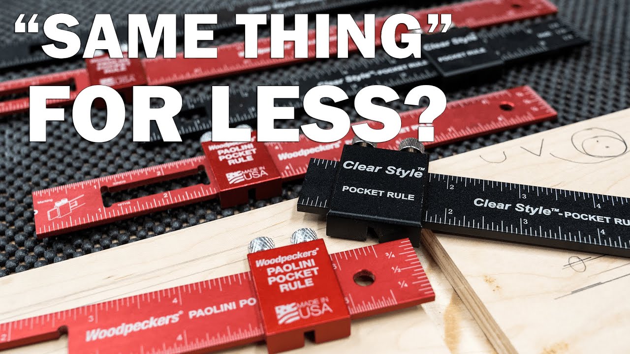 Pocket Rules: Clear Style VS Woodpeckers Paolini