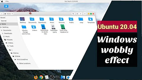 How to get wobbly windows effect on Ubuntu 20.04 | Install Compiz window extension on ubuntu