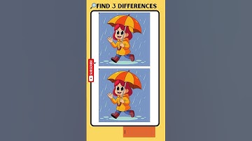 🔎FIND 3 Differences! #shorts #195