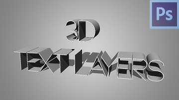 Photoshop Basics : 3D Text Layers