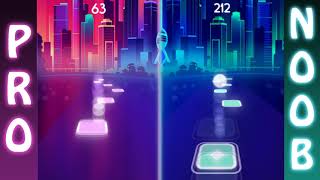 Tiles Hop EDM Rush ~ Noob vs Pro ~ Whenever Wherever - Shakira screenshot 5