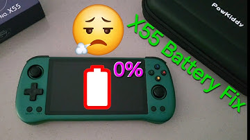 Powkiddy X55 Battery Fix: "Battery at 0%" nonsense solved!