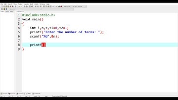 C Program to Print Fibonacci Series up to "n-terms" || Coding Guide for Beginners|| #programming