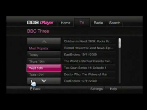 Vidéo: Wii Pour Obtenir BBC IPlayer