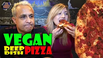 Vegan Pan Pizza at Kitchen 17 | NUDE HIPPO / VICKIE COMEDY (2017)